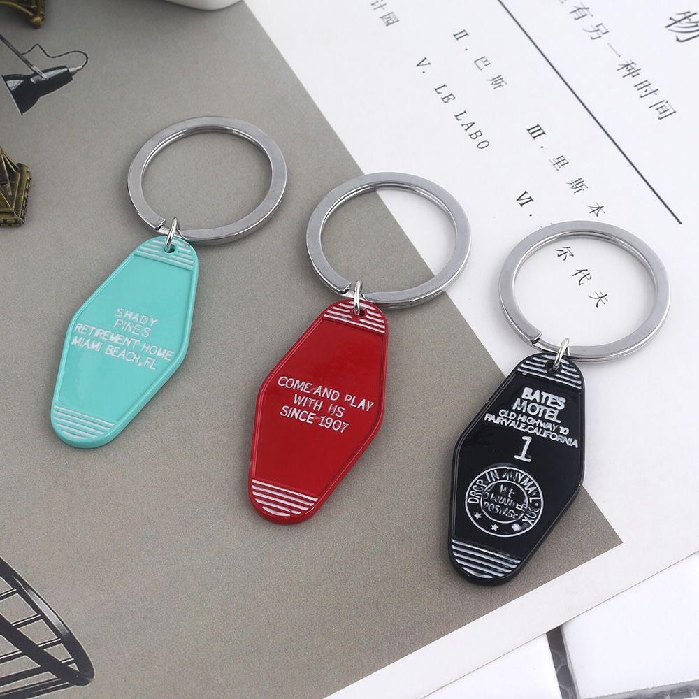 Twin Peaks Metal Keychain - Green Enamel The Great Northern Hotel Room 315, Zinc Alloy Key Ring, Unisex Fashion Accessory for Men, Women - Image 3