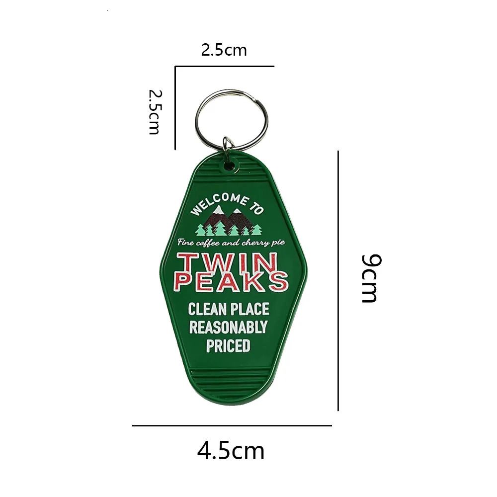 The Great Northern el Room 315 Keychain Twin Peaks Inspired Key Tag Vintage TV Series Peripheral Pendant 250917 - Image 4