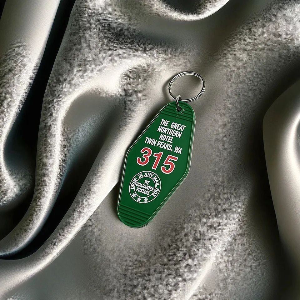 The Great Northern el Room 315 Keychain Twin Peaks Inspired Key Tag Vintage TV Series Peripheral Pendant 250917 - Image 5