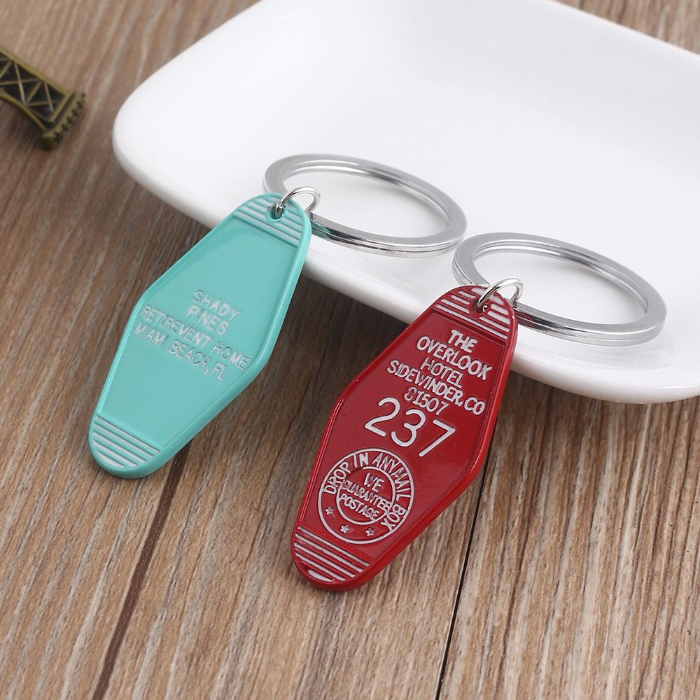 Tv Show Twin Peaks Hotel Key Chain Metal Green Enamel The Great Northern Hotel Room 315 Keychains Fashion Women Men Jewelry Gift - Image 5