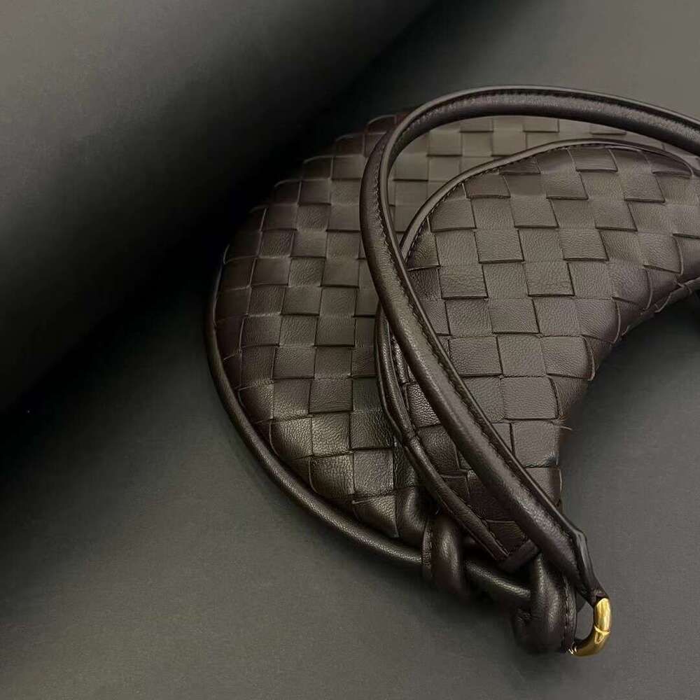 Mm Women's Bags Inner And Outer Sheepskin Woven Dumpling Twin Bags, Light Luxury, High-End Feeling, One Shoulder Hand-Held Underarm Bag, Genuine Leather Women's Bag - Image 3