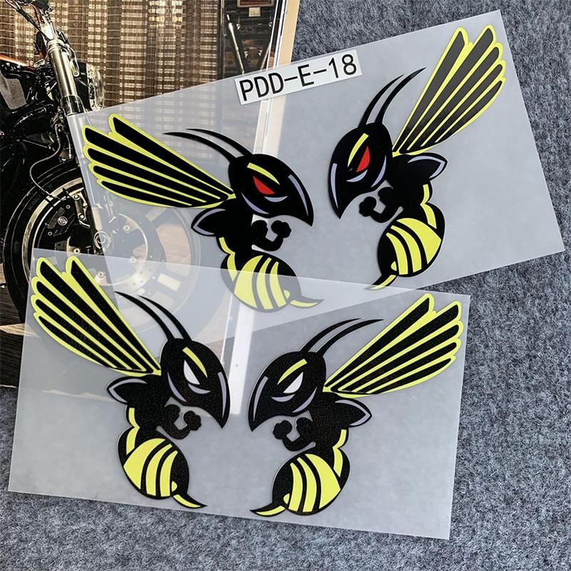 For Honda Bees Hornet CB650R PCX 125 A-frica Twin 1100 Reflective Motorcycle Car Styg Stickers Decal Accessories 7d18 4 - Image 3