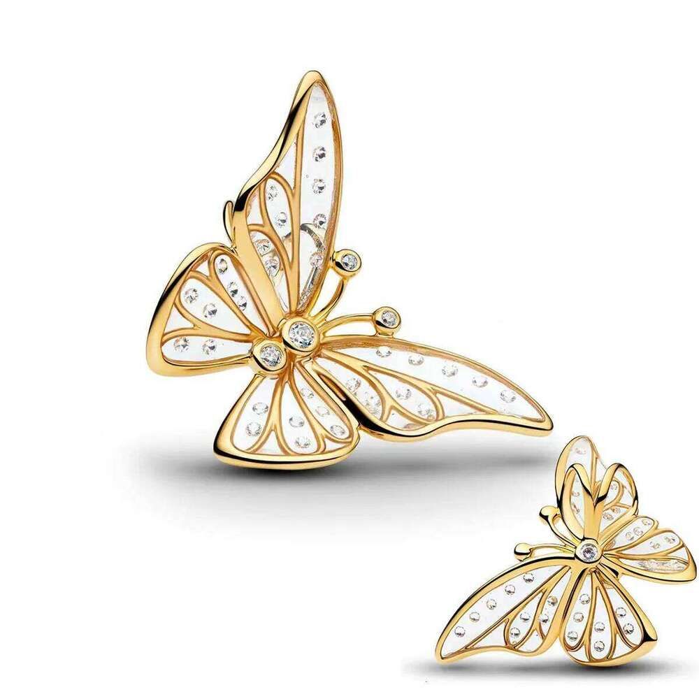 New Spring Colorful Heart Bee Flower Charms 925 Sterling Silver key Lock Butterfly Beads Fit Bracelets Necklaces Womens DIY Jewelry Making Gift - Image 4