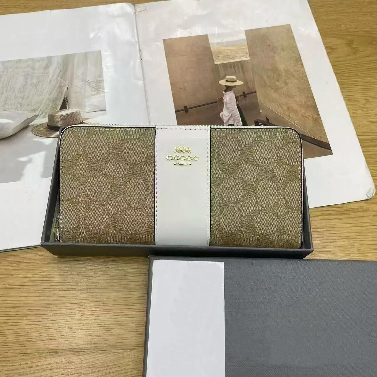 Designer Wallet Women Mens Purse Clutch Bag Luxury Zipper Wallets Men Classic Coin Purses Printed Card Holder Long Wallet Short Zipper Cardholder - Image 3