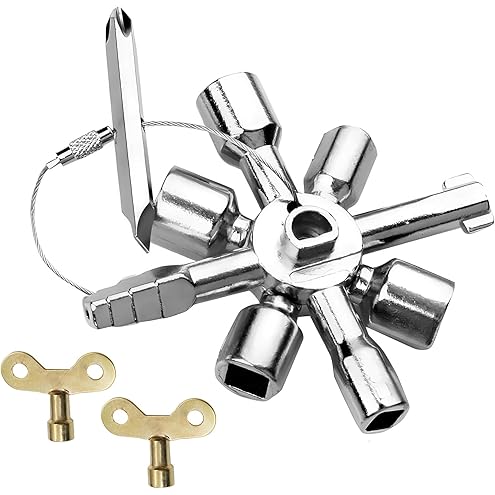 Knipex 001101 E 452119 Twin Key Switchgear Cabinet Key - Image 6