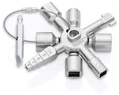Knipex 001101 E 452119 Twin Key Switchgear Cabinet Key - Image 11