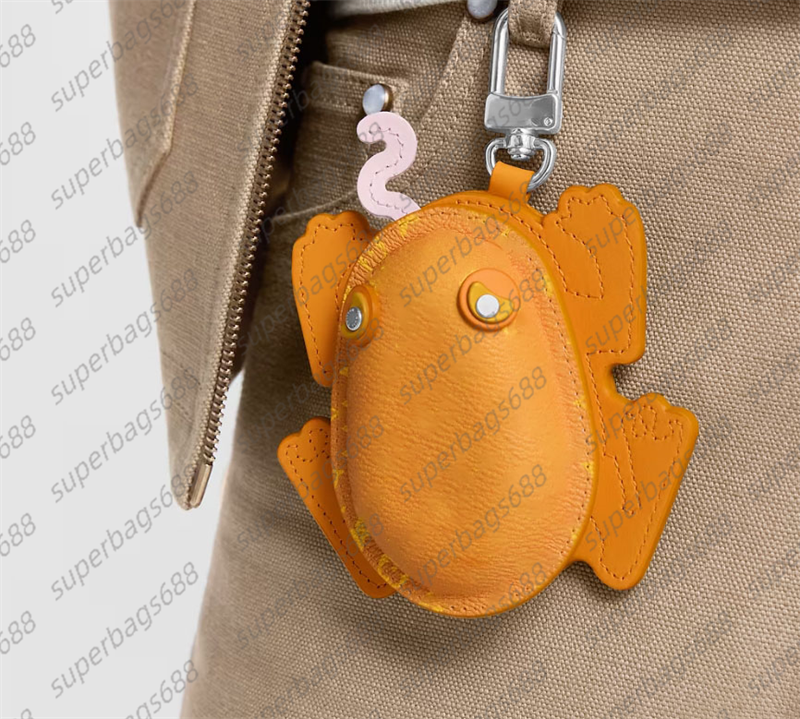 Designer Crab Bag Charm Mini Turtle Wireless Headphone Pouch Letter Keychain Animal Bag Charm Fashion Keychain Pendant Leather Coin Purse Cute Designer Accessorie - Image 3