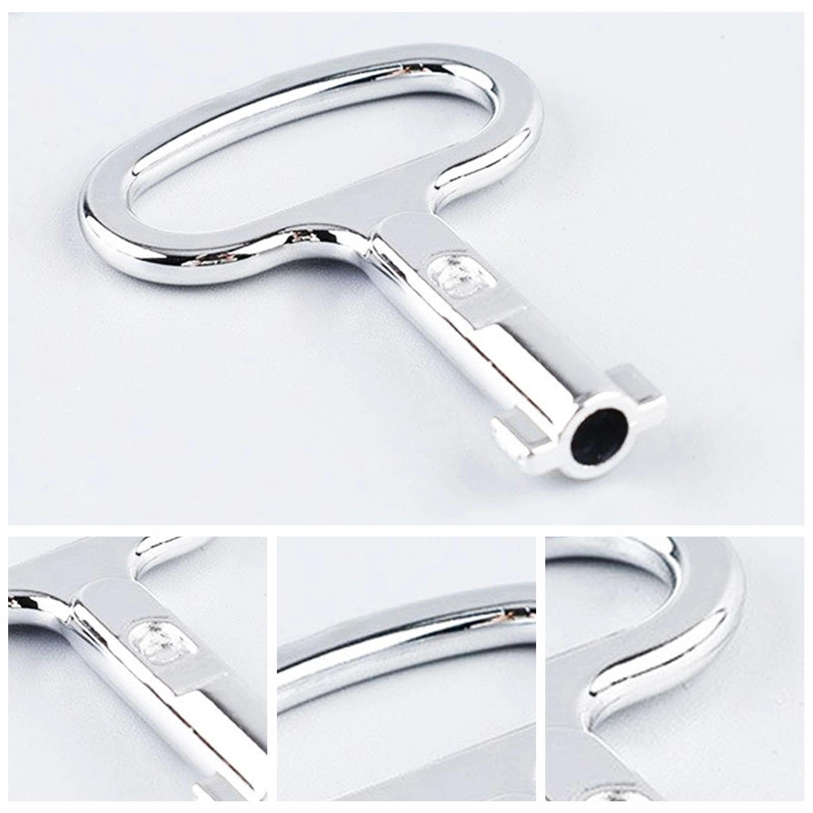 Control cabinet keys: 6 pieces slotted socket wrench, triangular key for electric box, gas, water, meter box cabinet - Image 4