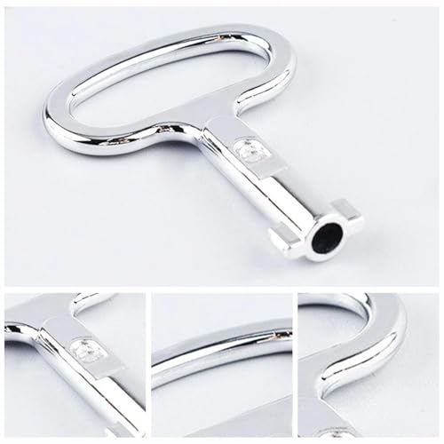 Control cabinet keys: 6 pieces slotted socket wrench, triangular key for electric box, gas, water, meter box cabinet - Image 13