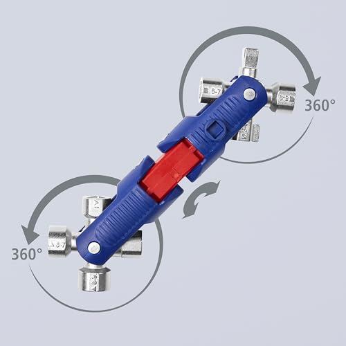KNIPEX JointKey Quadro 00 11 06 V04 Universal Key for Standard Barrier Systems 63 mm - Image 21