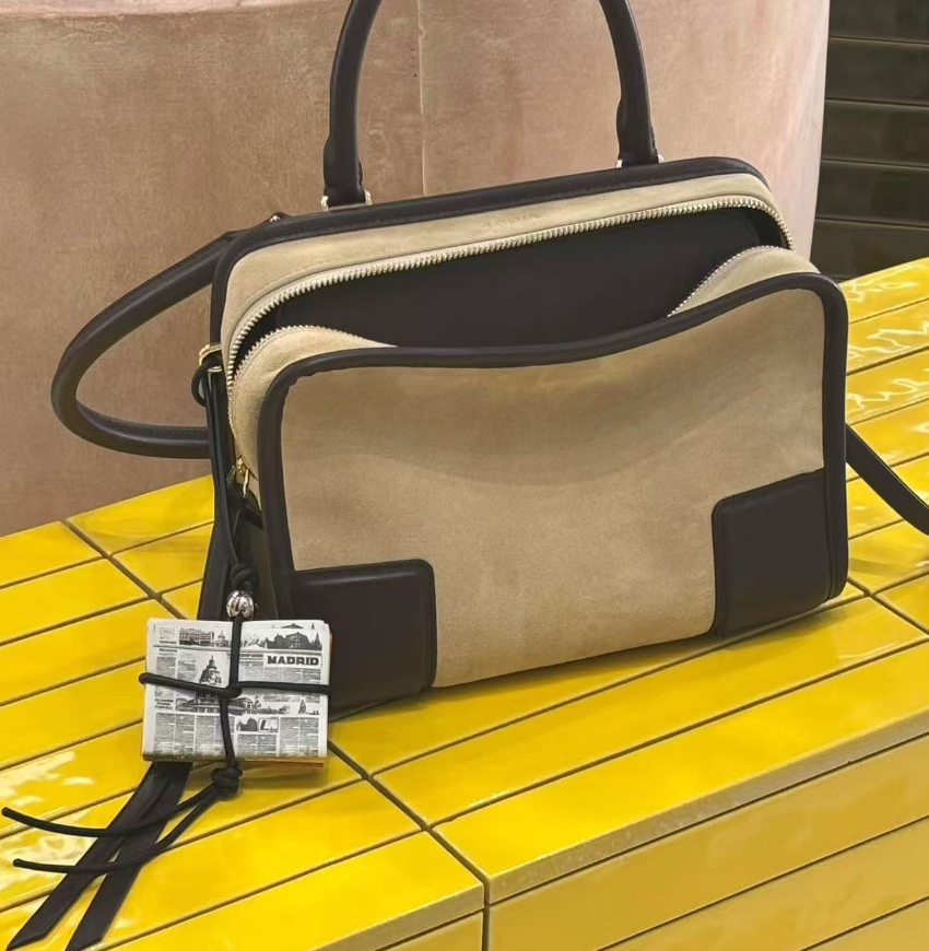 Luxury Madrid Newspaper Print Leather Bag Charm Keychain For Purse Women Bag Charms Trendy Cardholder Accessory Mini Key Chain gift - Image 5