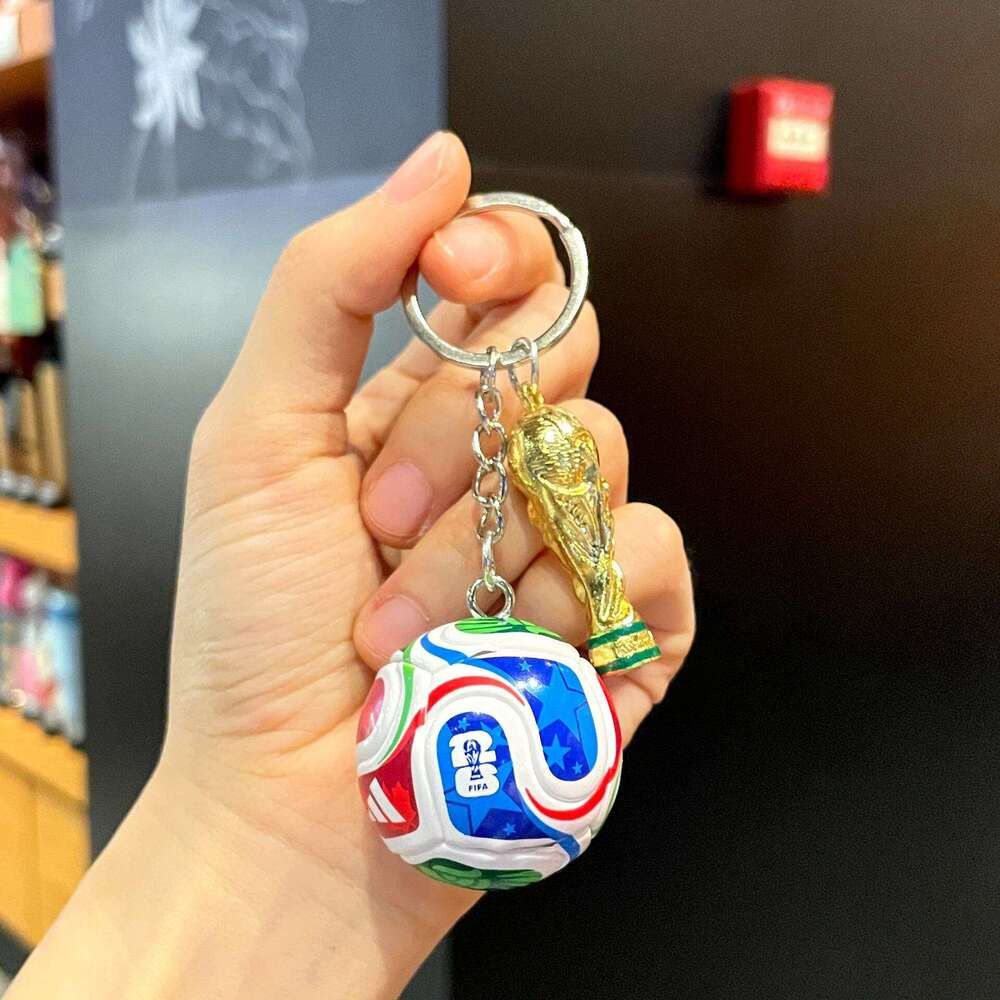World Cup Soccer Keychain 2026 Football Ball Key Chain with National Flags,World Cup Soccer Gifts Accessories for Sports Merchandise 2026 Backpack Charm Daily Use - Image 2