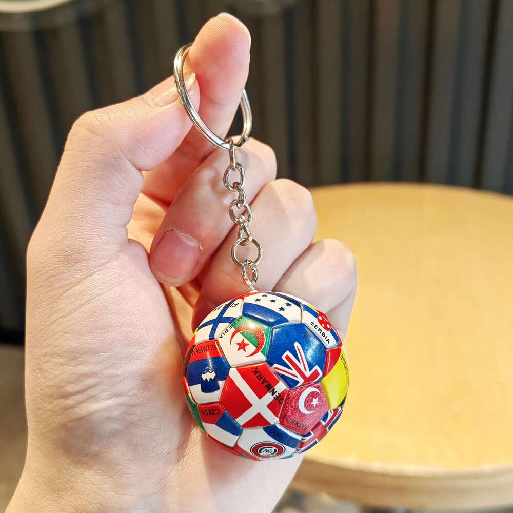 World Cup Soccer Keychain 2026 Football Ball Key Chain with National Flags,World Cup Soccer Gifts Accessories for Sports Merchandise 2026 Backpack Charm Daily Use - Image 5