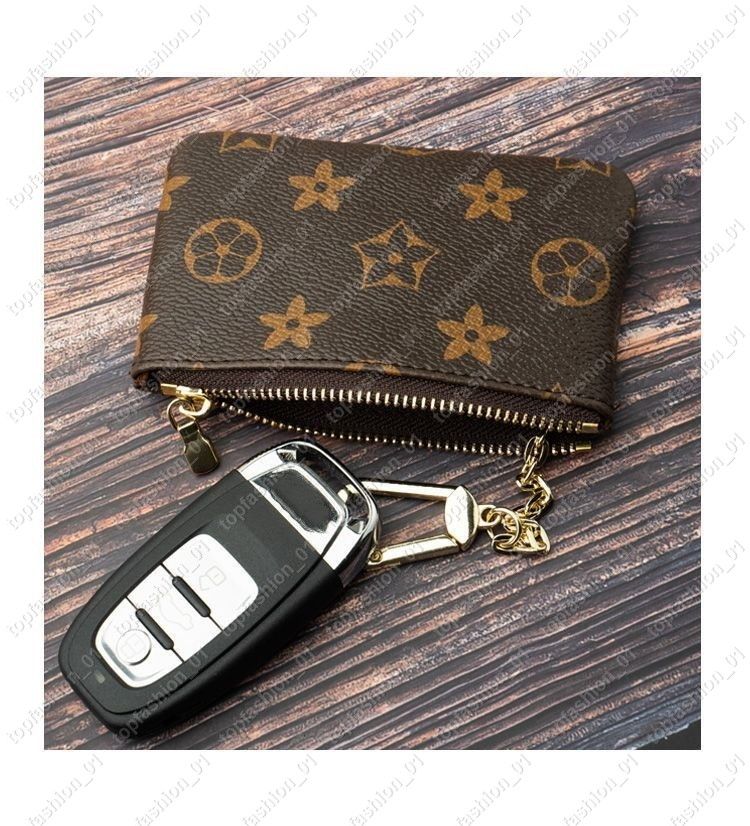 key case Wallets Holders Designers Luxury Genuine Leather Wallets Fashion Designer Wallets Retro Handbag For Men Classic Card Holders Coin Purse With box - Image 1