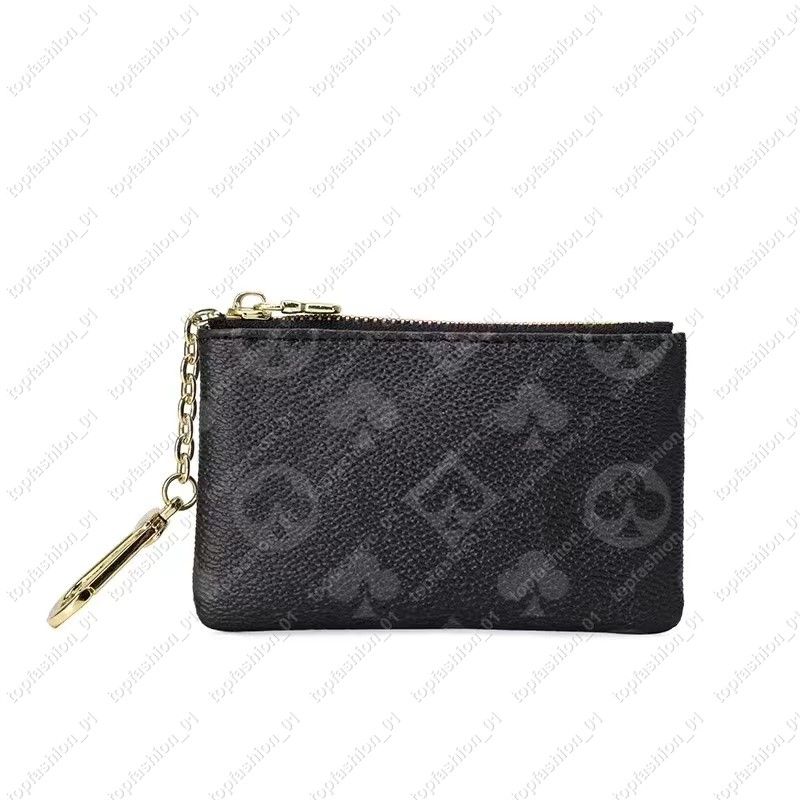 key case Wallets Holders Designers Luxury Genuine Leather Wallets Fashion Designer Wallets Retro Handbag For Men Classic Card Holders Coin Purse With box - Image 2