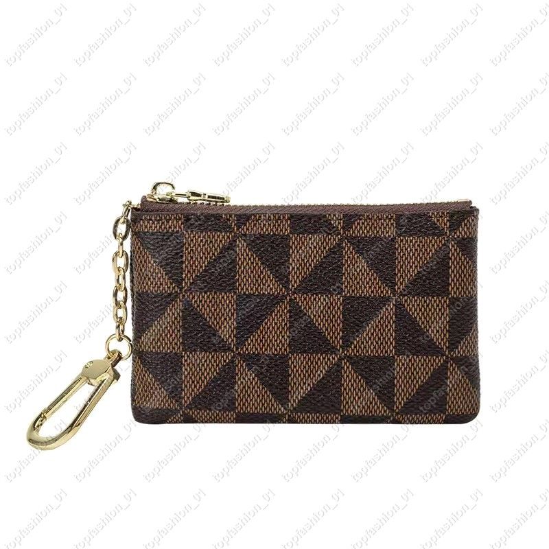 key case Wallets Holders Designers Luxury Genuine Leather Wallets Fashion Designer Wallets Retro Handbag For Men Classic Card Holders Coin Purse With box - Image 3