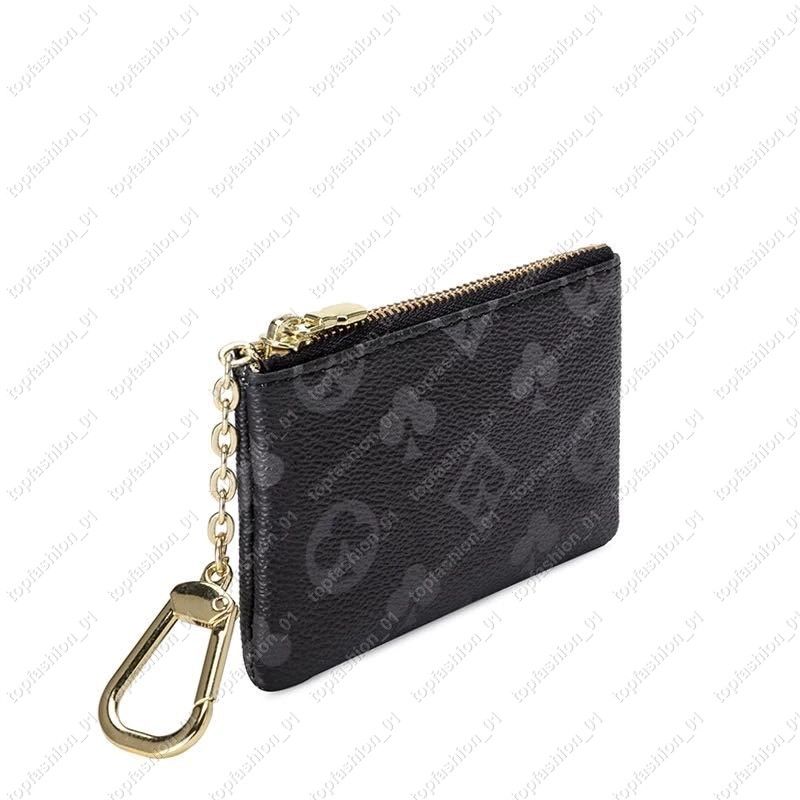 key case Wallets Holders Designers Luxury Genuine Leather Wallets Fashion Designer Wallets Retro Handbag For Men Classic Card Holders Coin Purse With box - Image 5