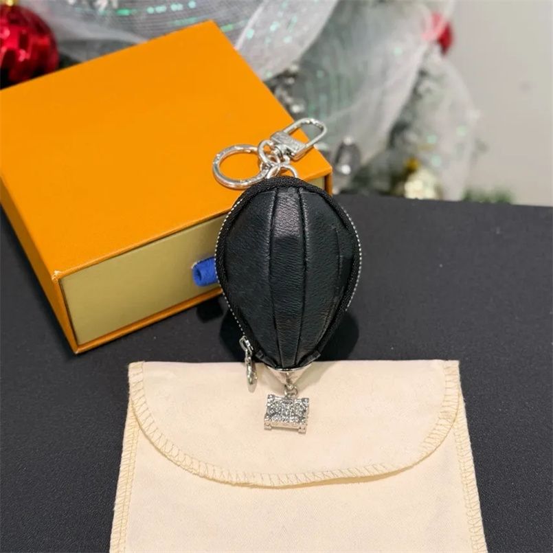 Designer Keychains Lanyards Hot Air Balloon Key Holder Bag Charms Creativity Coin Purse Keychain Pendant Fire balloon Charm Keyring Christmas Gift - Image 4