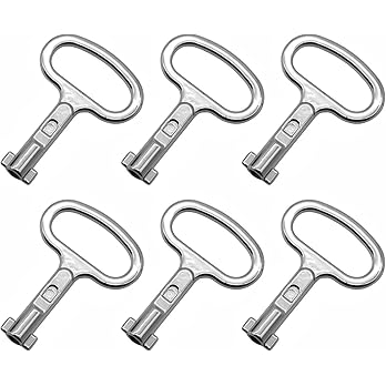 2 x Control Cabinet Keys, Universal Keys, Bleed Key for Radiator, 4-Point Key, Multifunctional Control Cabinet Key, Universal 4-Way Key, Silver, (WNBS) - Image 6
