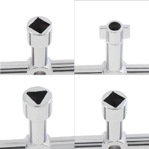2 x Control Cabinet Keys, Universal Keys, Bleed Key for Radiator, 4-Point Key, Multifunctional Control Cabinet Key, Universal 4-Way Key, Silver, (WNBS) - Image 16