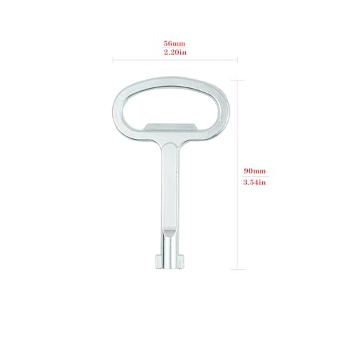 Control Cabinet Key 6 mm, Used for Water and Electricity Meter Cabinets, Fireplace Gas and Gas Meter Cabinet Keys and Distribution Cabinet Door Locks - Image 13