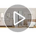 TEENFON Bathroom Cabinet with Doors, Column Storage Cabinet with Adjustable Shelves and Drawers, White (40 x 30 x 170 cm) - Image 16