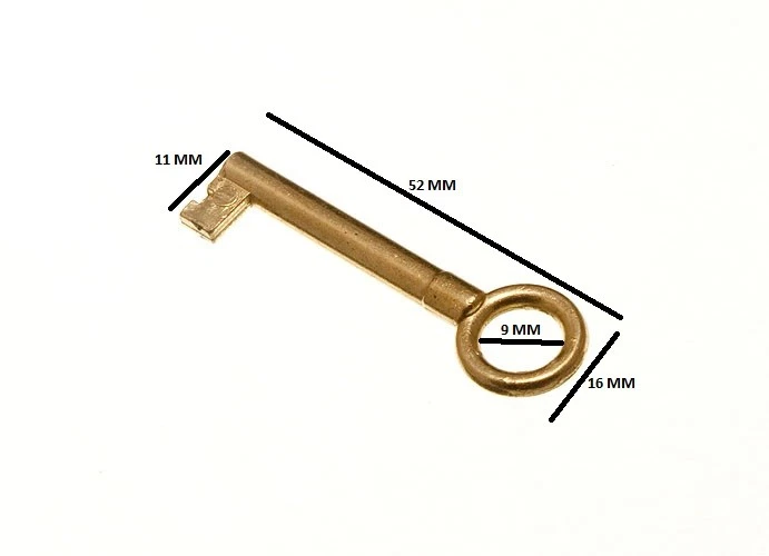 Kleiderschrank Schrank Schubladenschrank Türschloss Ersatzschlüssel 63 mm 10er Pack - Image 1