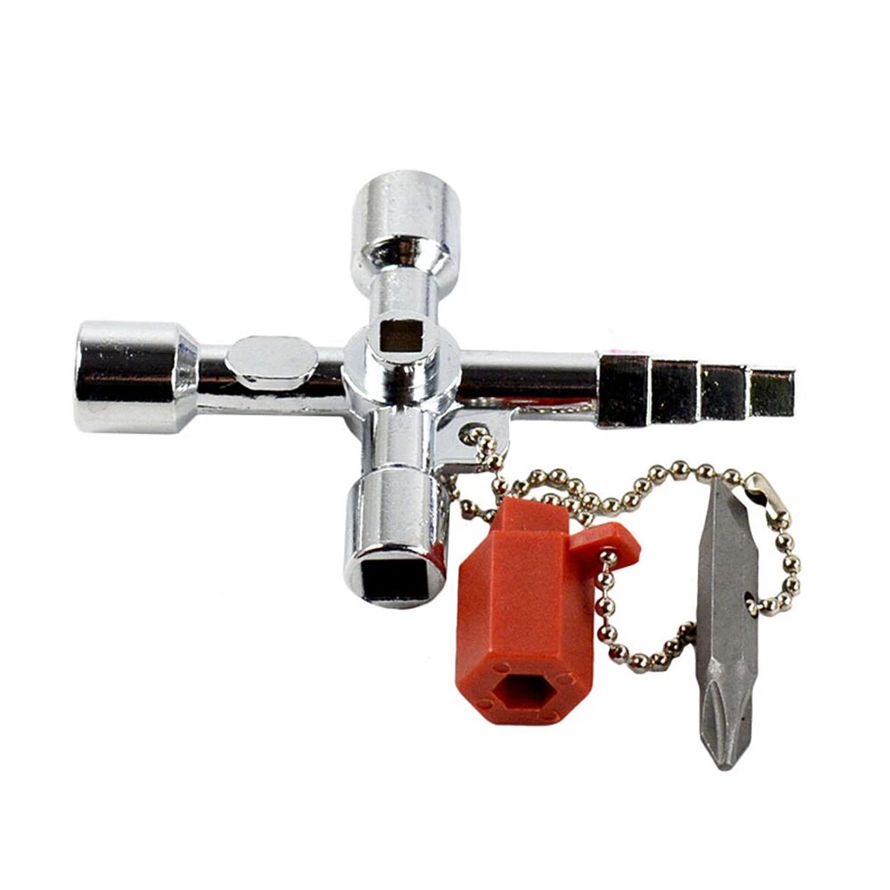 4 in 1 Universalschlüssel Schaltschrankschlüssel Vierkant- Dreikantschlüssel NEU  | eBay.de - Image 2