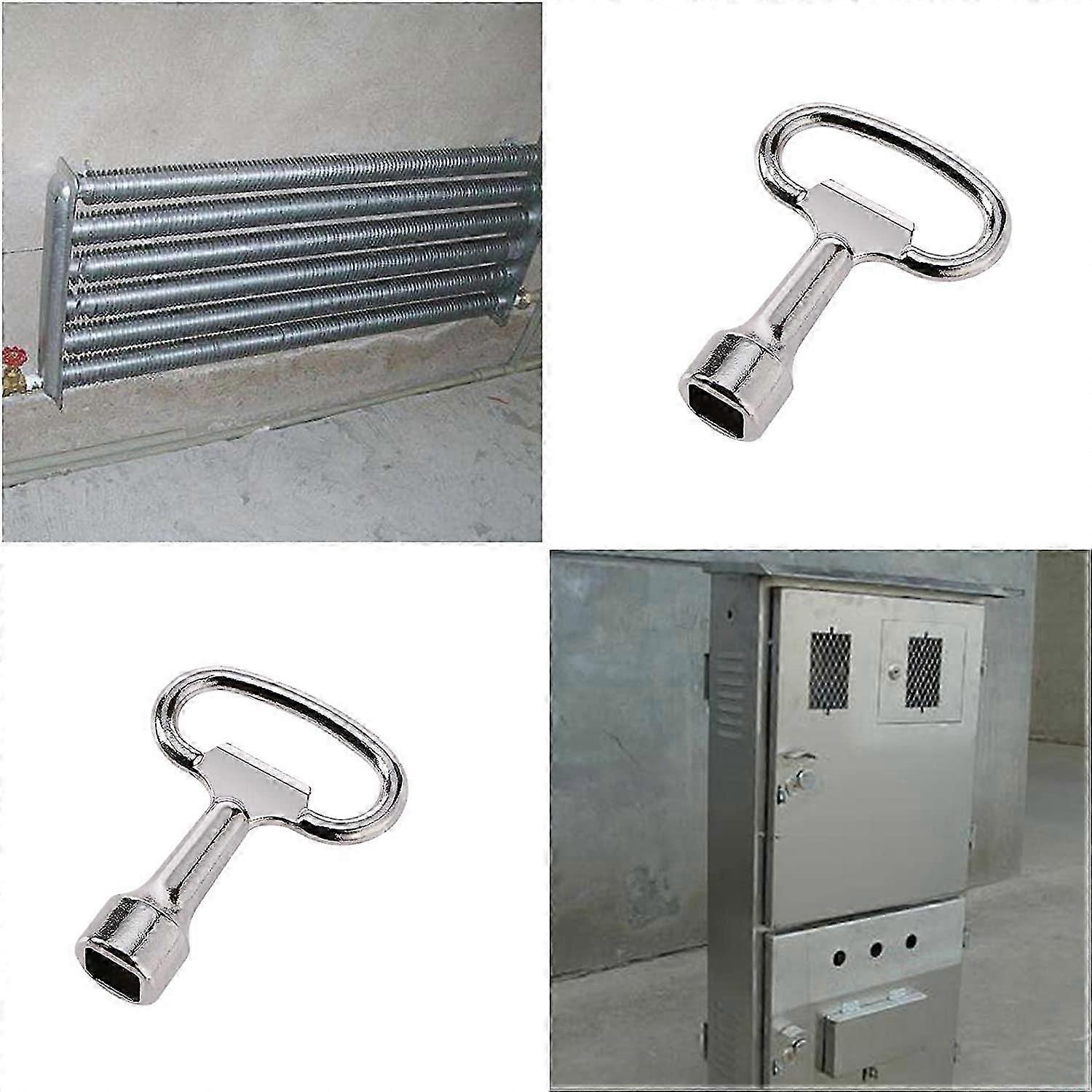 5pcs Schaltschrankschlüssel Vierkantventilschlüssel Steckschlüssel aus Zinklegierung - Image 3
