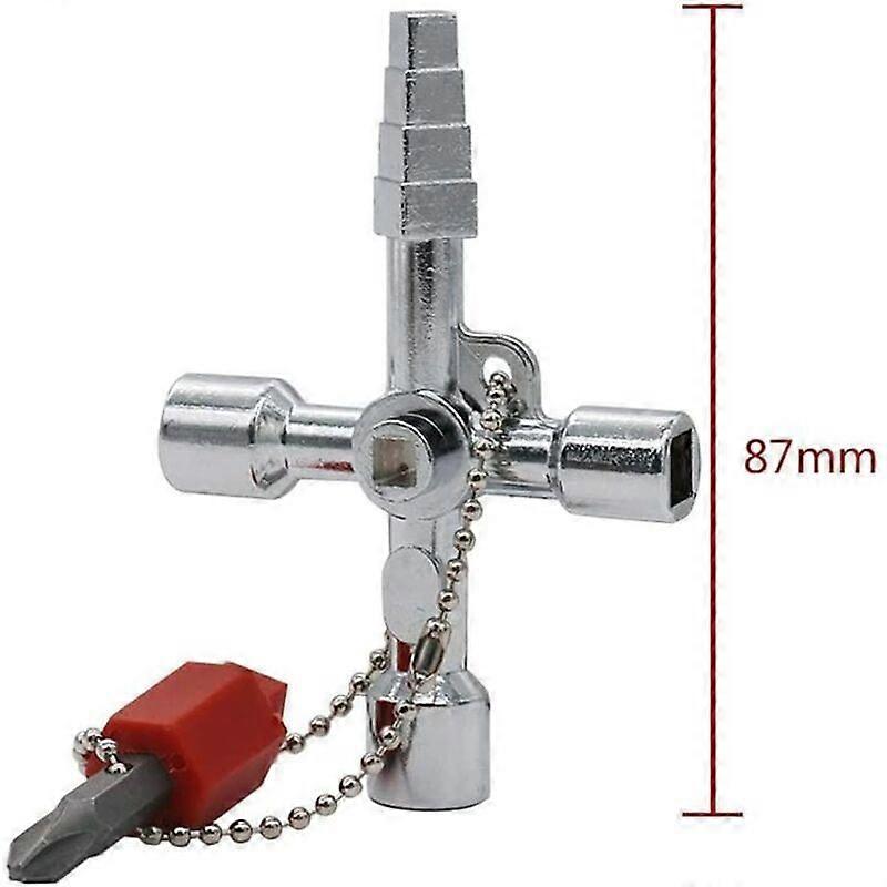 Universeller Schaltschrankschlüssel Dreiecksschlüssel Quadratischer Schlüssel für Zugelektrik - Image 5