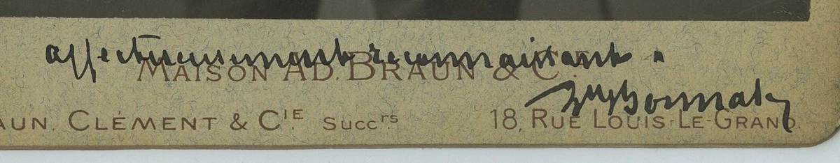 Cabinet circa 1900 Ad. Braun. Un académicien grand-croix de la Légion d'Honneur. - Image 2