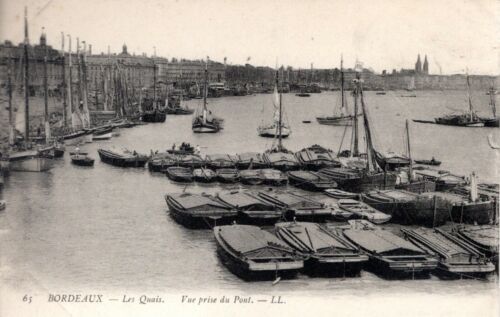 France Gironde Bordeaux Eglise Sainte-Croix Vintage Print Carte Cabinet. Tirag - Image 3