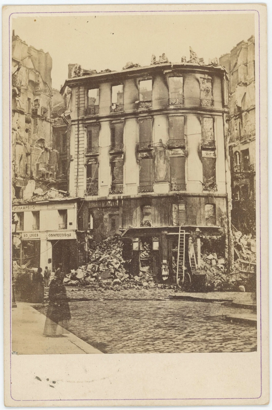 Cabinet. Axing Di La Comune 1871. Carrefour Croix-Rouge - Image 1