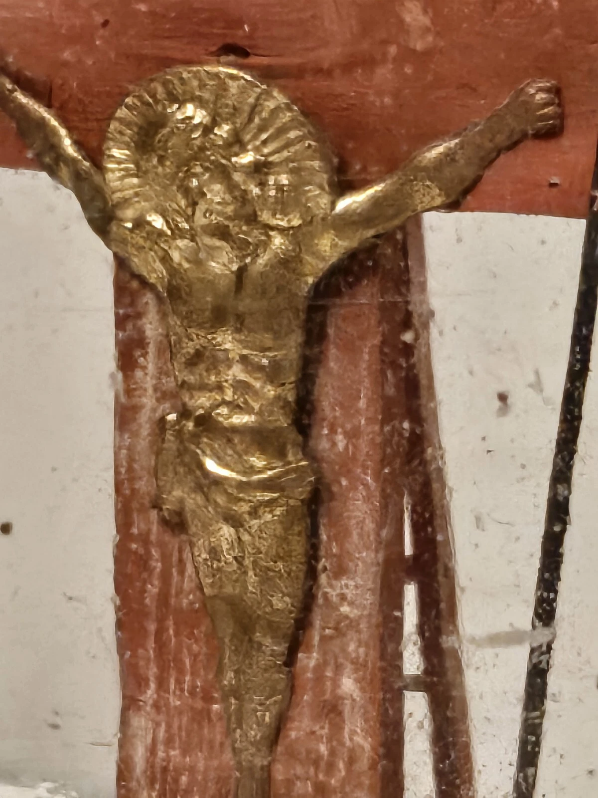 Grande bouteille Passion Christ croix crucifix échelle Art Populaire... - Image 2