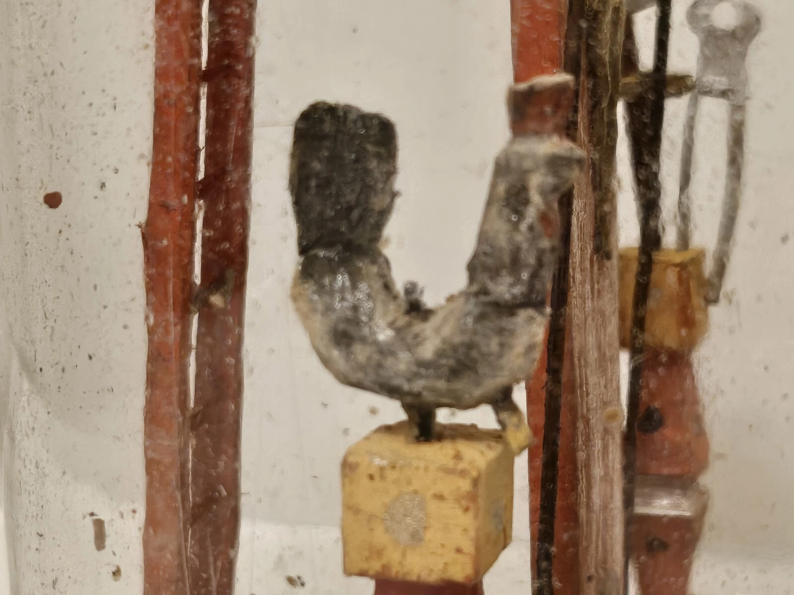 Grande bouteille Passion Christ croix crucifix échelle Art Populaire... - Image 9