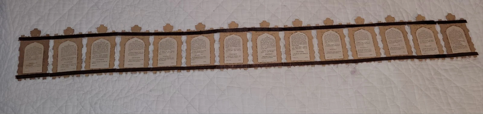 Rare ancien Chemin de Croix de voyage 14 Stations Editeur Aubry Parts - Image 11