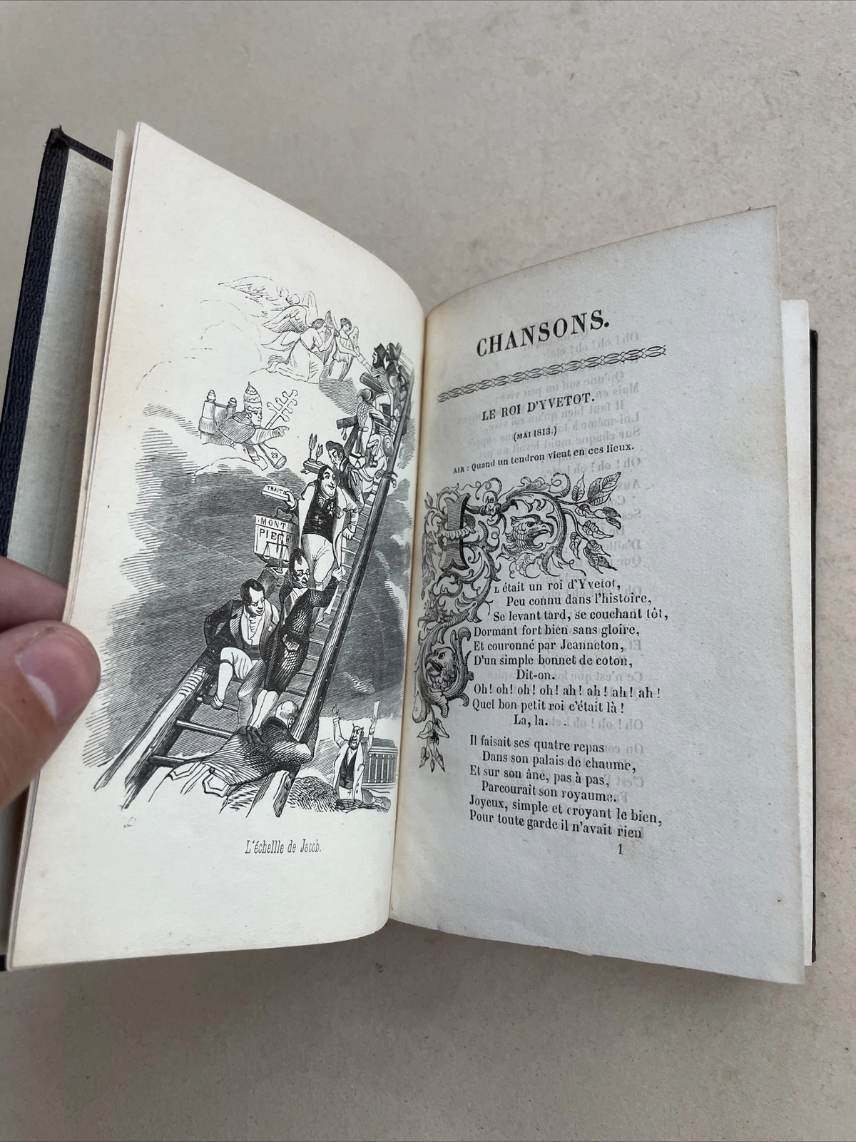 Oevres Complète Beranger Illustrées Grand Nombre de Vignettes Paris 1847 - Image 1