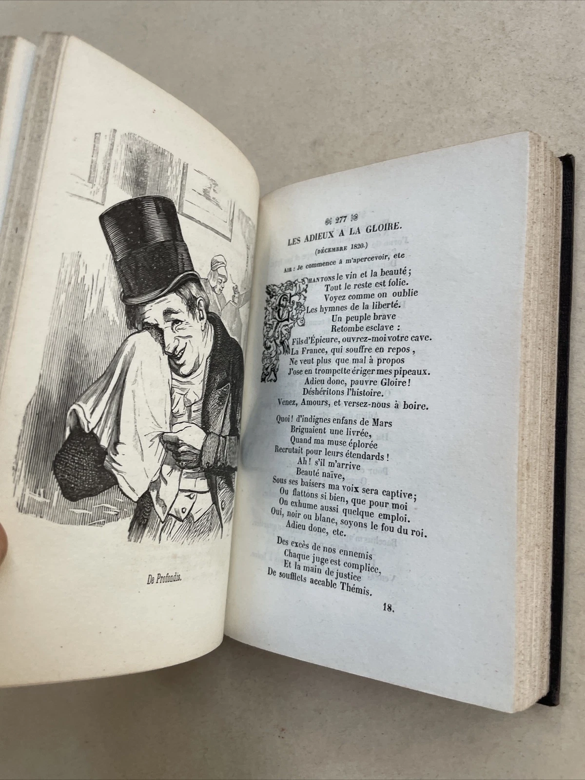 Oevres Complète Beranger Illustrées Grand Nombre de Vignettes Paris 1847 - Image 8