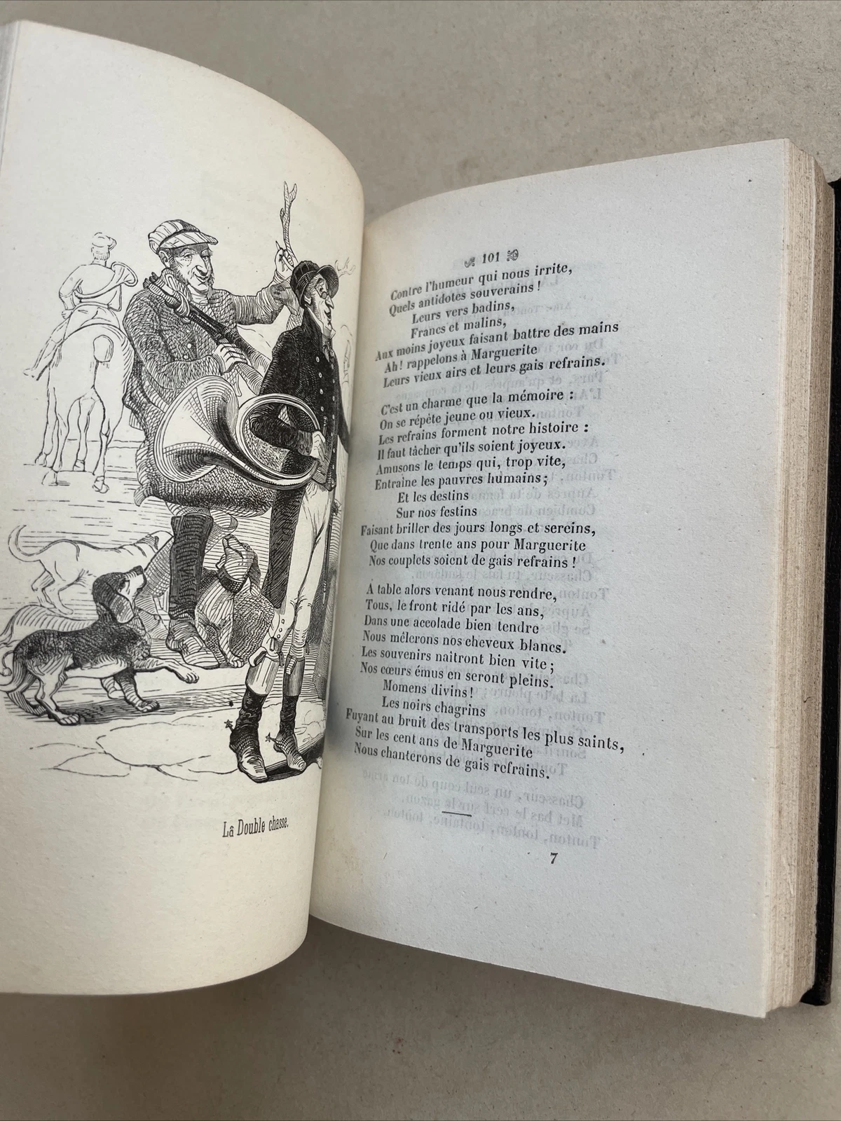 Oevres Complète Beranger Illustrées Grand Nombre de Vignettes Paris 1847 - Image 11