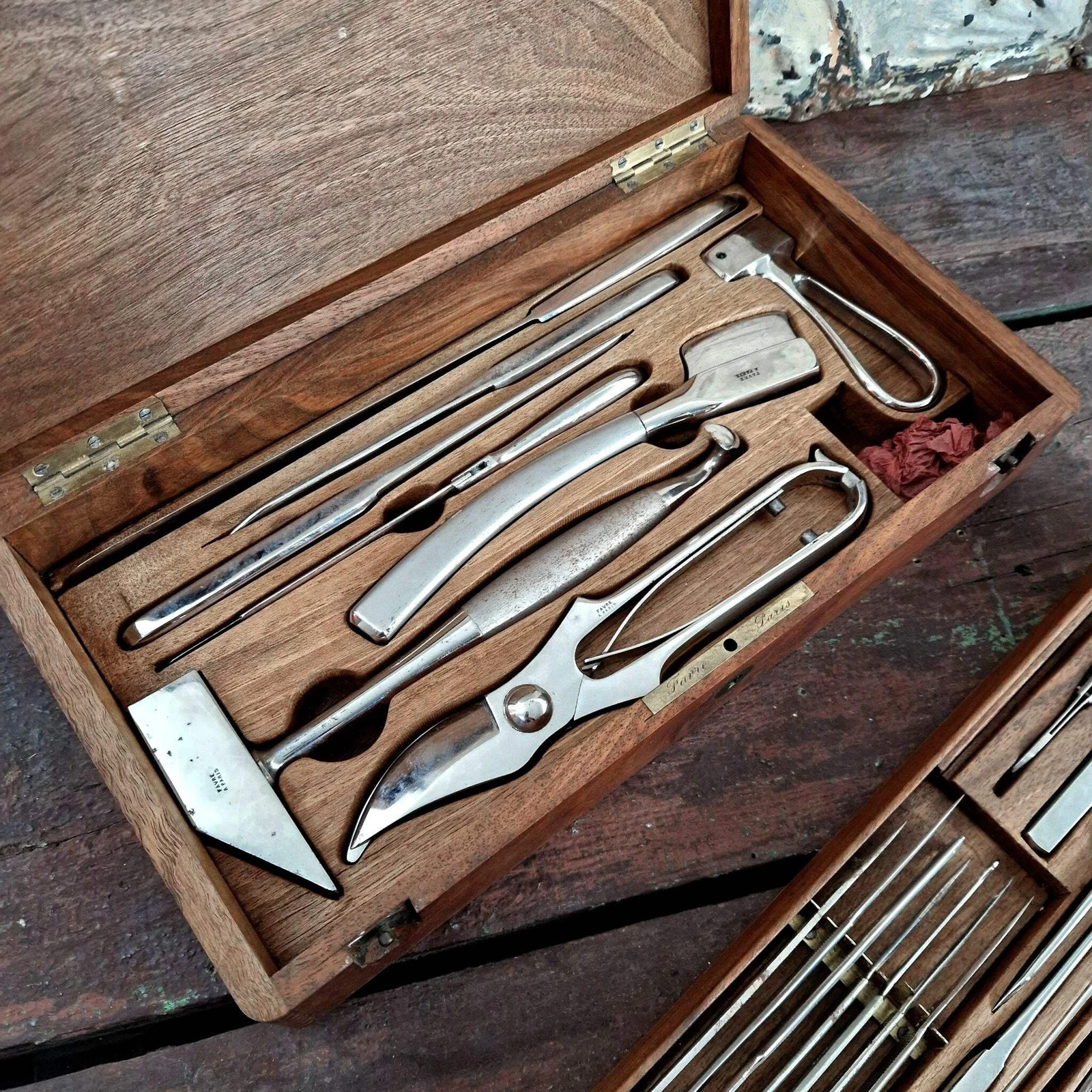 Rare Boîte à autopsie ancienne Favre Paris - XIXe - Image 5