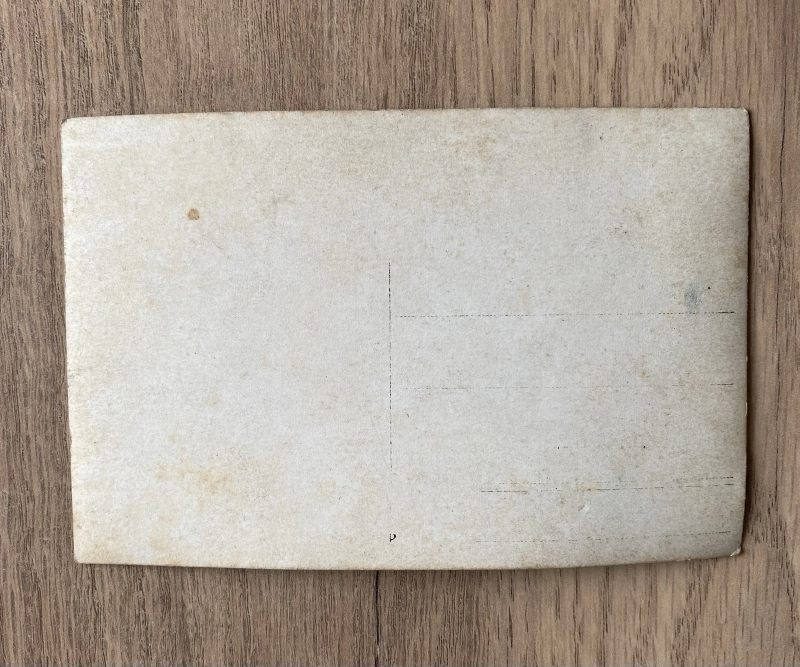 Carte photo ancienne post mortem mort cercueil cabinet de curiosité dead man - Image 2