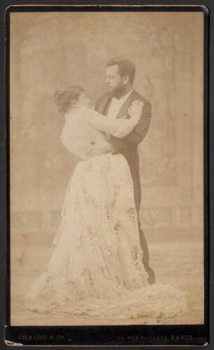 Photo cabinet Disdéri, Paris - Adèle Grieneisen dite Crénisse actrice Belge 1865 - Image 11