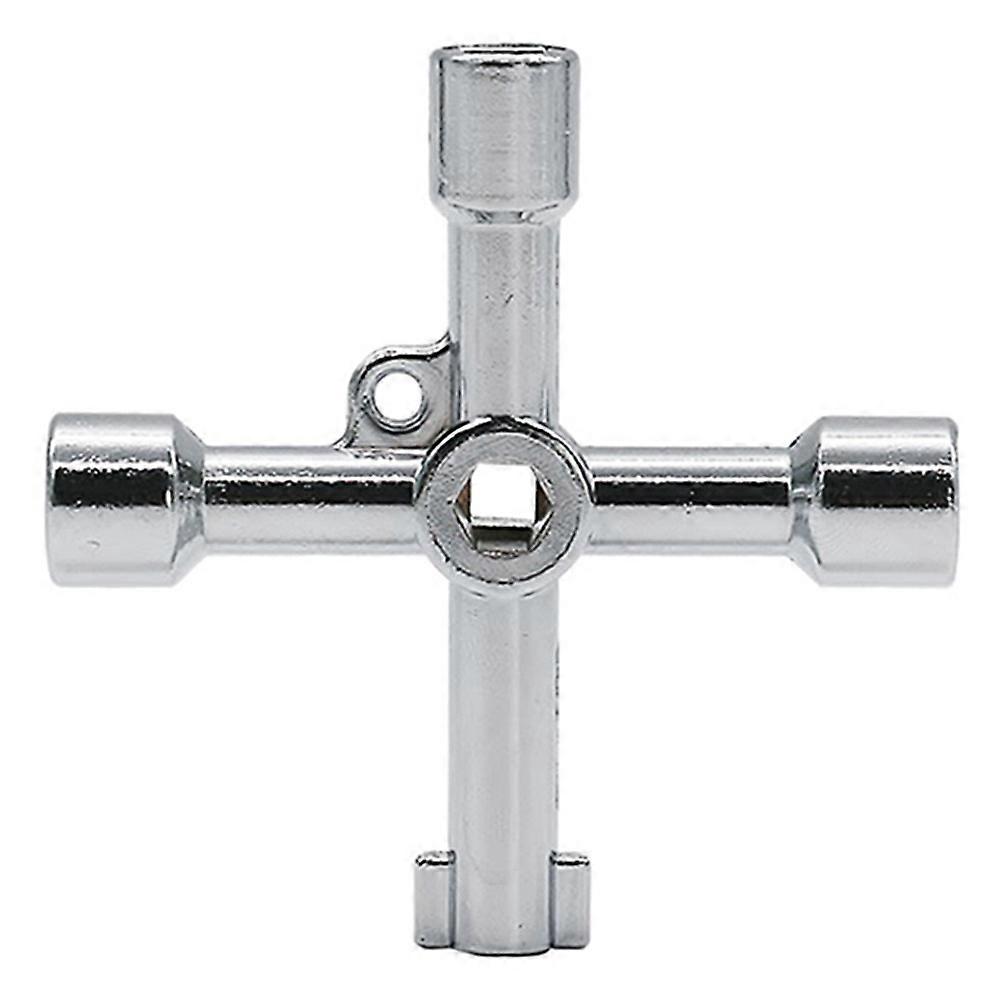 Clé Universelle Triangle Croix 4 Voies Multi Clé Pour Gaz Électrique Ascenseur Cabinet Compteur Boîte - Image 4