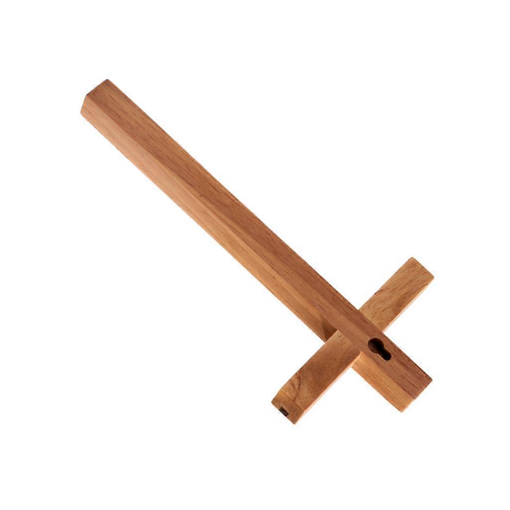 Wood Wall Hanging Crucifix Christian Jesus Cross Relics Sculpture Cabinet Easter Decorative Collection Gifts - Image 1