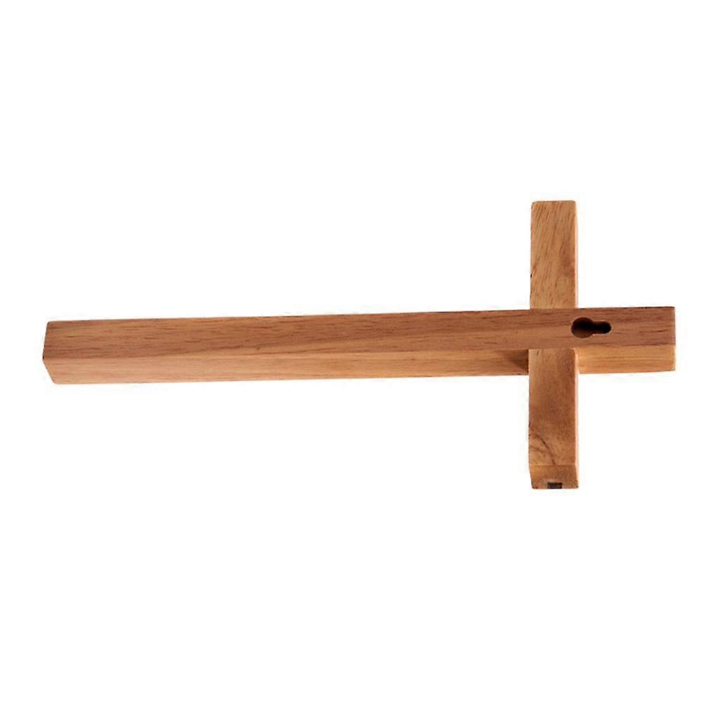 Wood Wall Hanging Crucifix Christian Jesus Cross Relics Sculpture Cabinet Easter Decorative Collection Gifts - Image 2