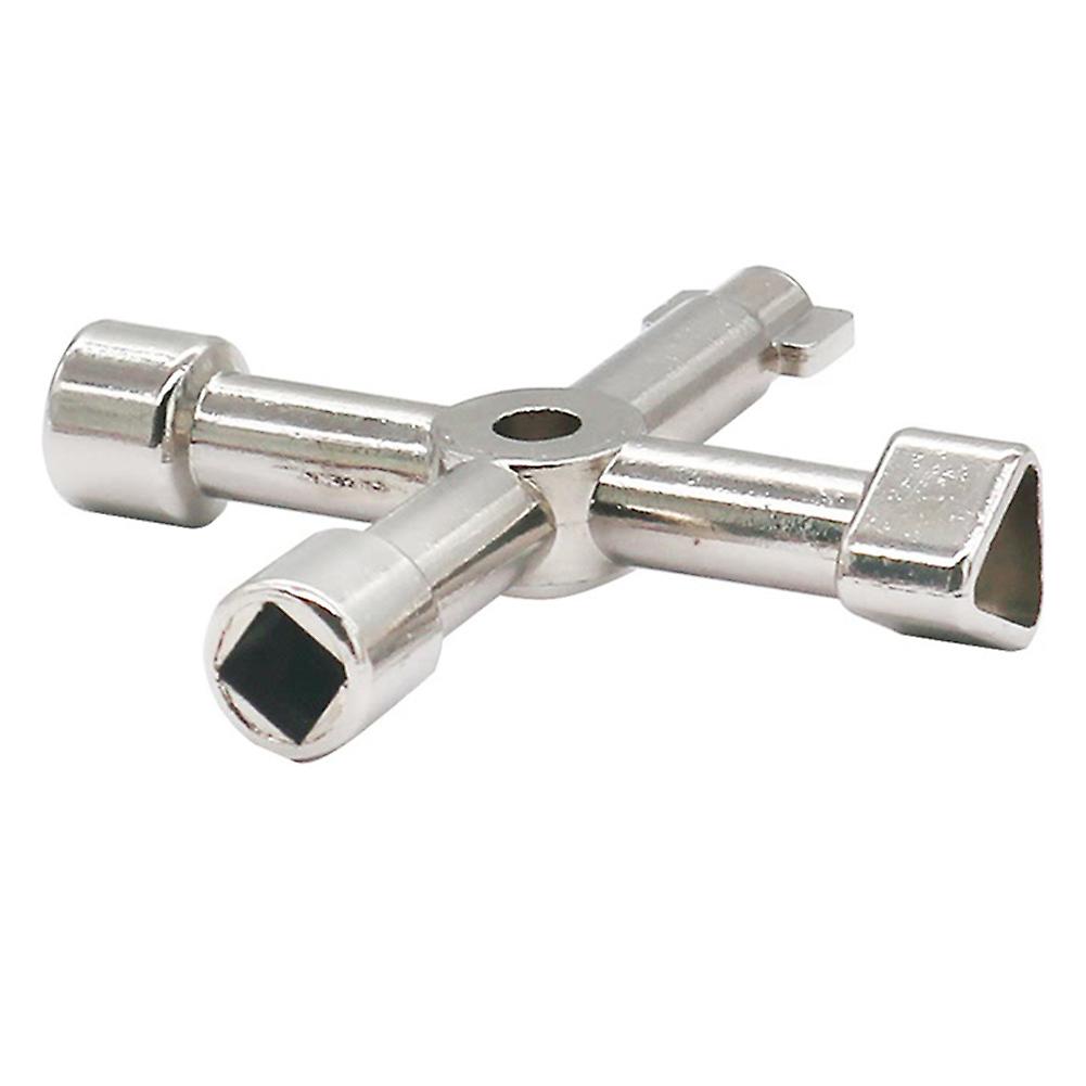 Clé Universelle Triangle Croix 4 Voies Multi Clé Pour Gaz Électrique Ascenseur Cabinet Compteur Boîte - Image 5