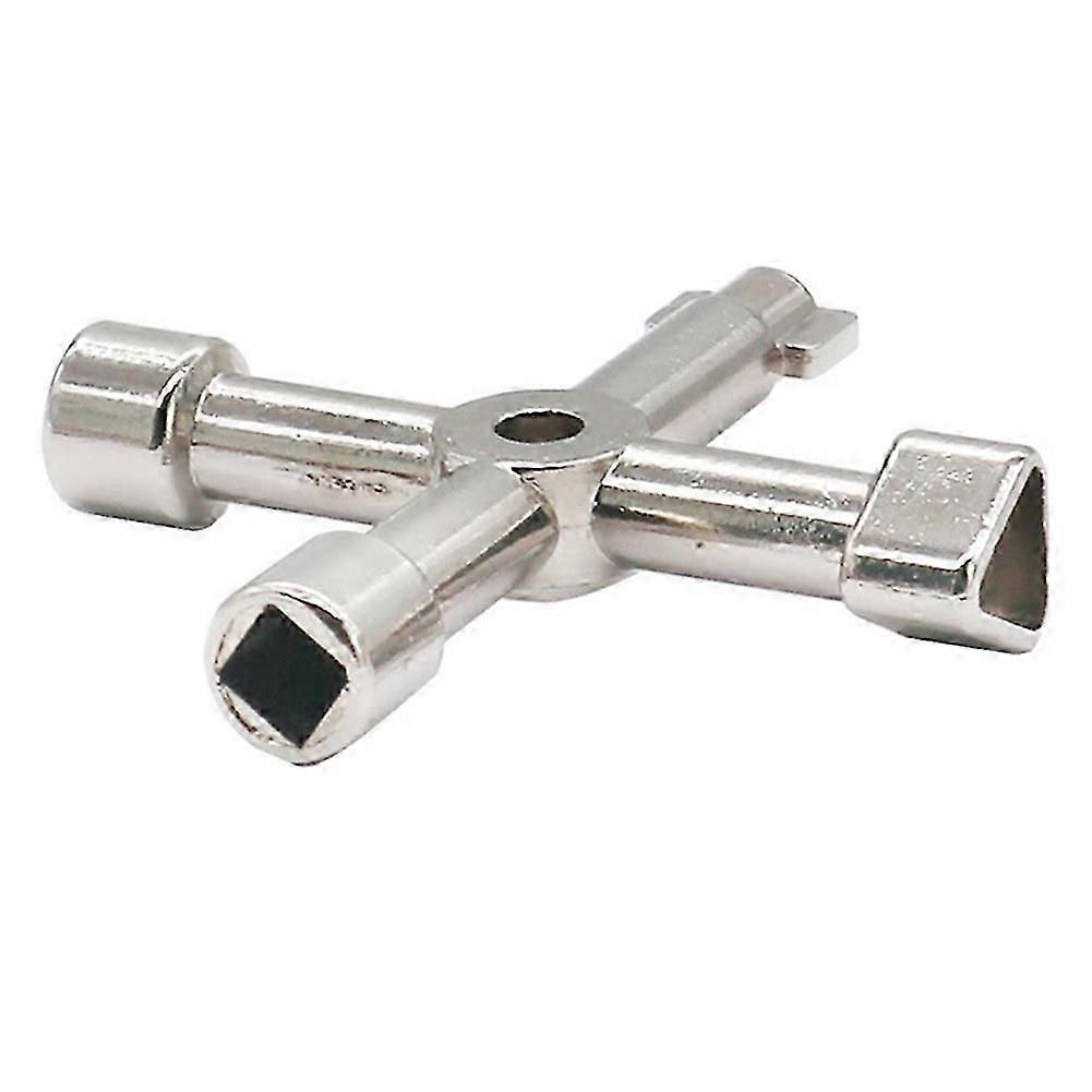 Clé Universelle Triangle Croix 4 Voies Multi Clé Pour Gaz Électrique Ascenseur Cabinet Compteur Boîte - Image 3
