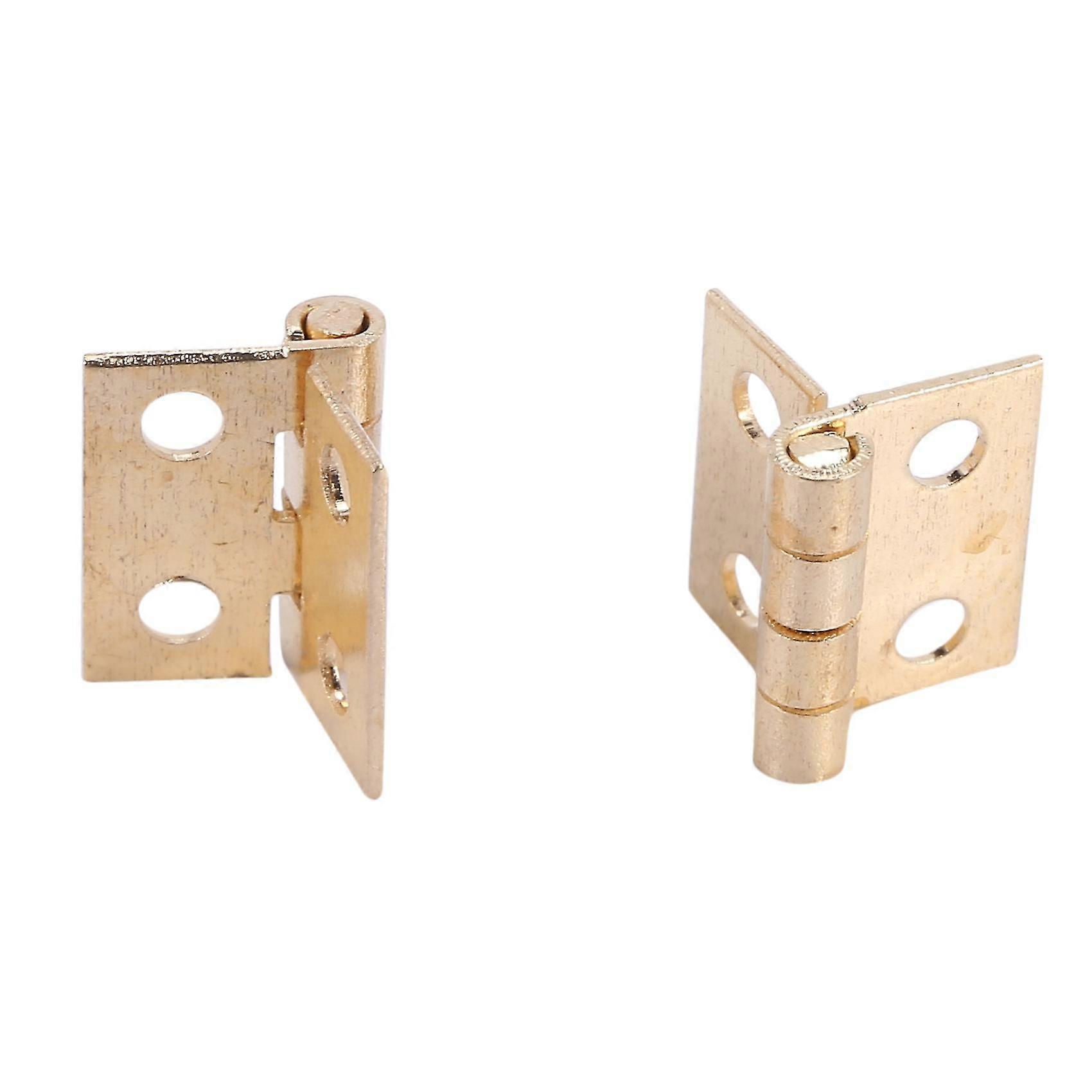 100 Pcs Mini charnières Matériel 180 Degré pour Meuble Miniature Cabinet Placard (bricolage) - Image 5