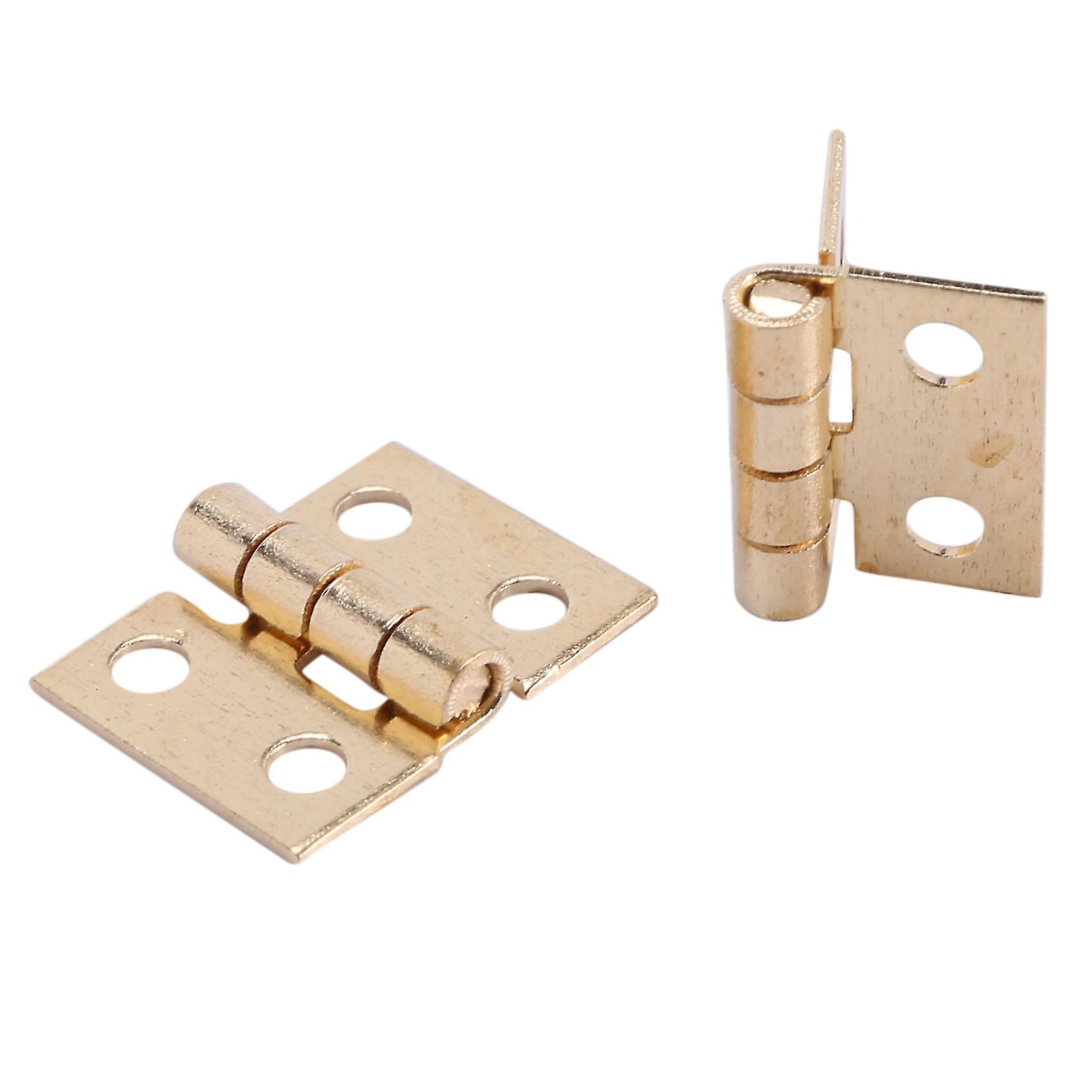 100 Pcs Mini charnières Matériel 180 Degré pour Meuble Miniature Cabinet Placard (bricolage) - Image 4