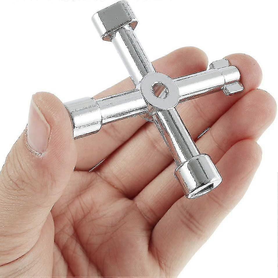 Multifonction Utility Key Cross Triangle Key For Electric Water Gas Box Medicine Cabinet Key Er - Image 2
